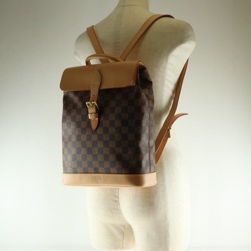 Louis Vuitton Backpack Damier Soho Brown Canvas Women's Men's