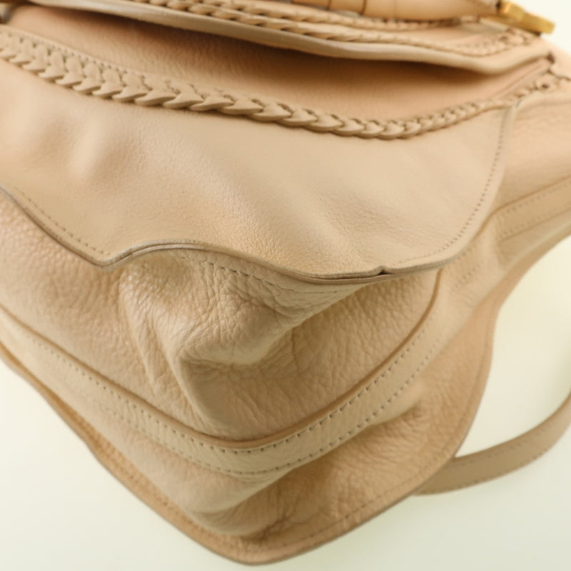 [CHLOE] Chloe Mercure 2WAY shoulder 3S1137-161 Shoulder bag Calf Beige Ladies shoulder Bag A-Rank