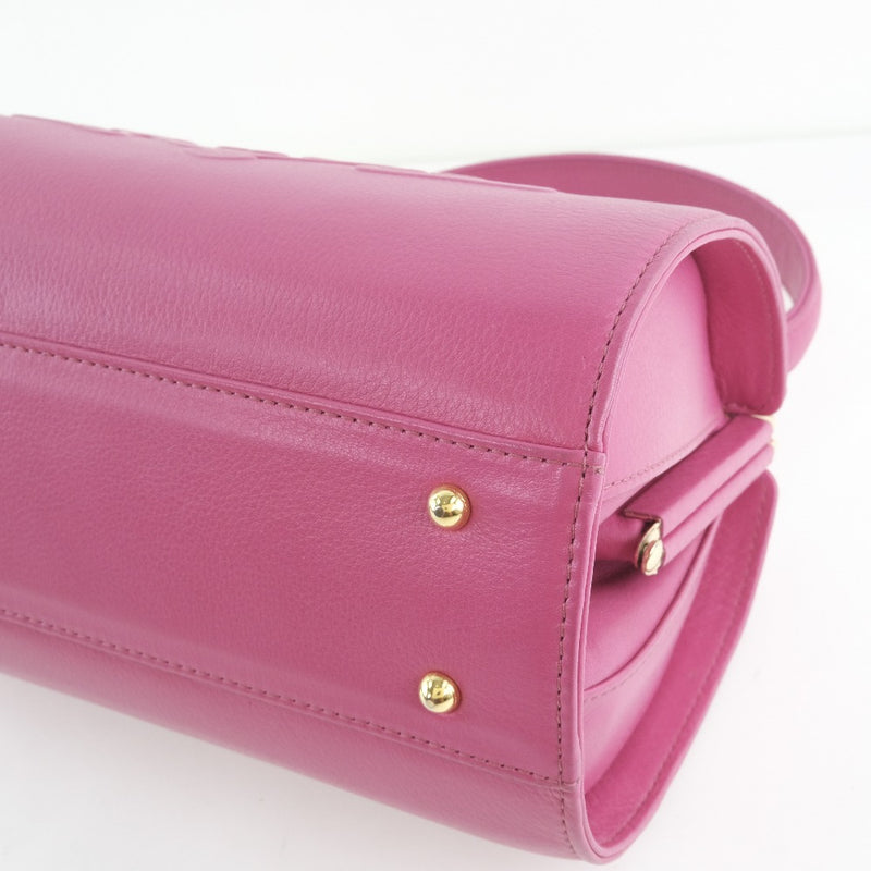 [MILA SCHON] Mira Soon Handbag Curf Ladies Handbag A-Rank