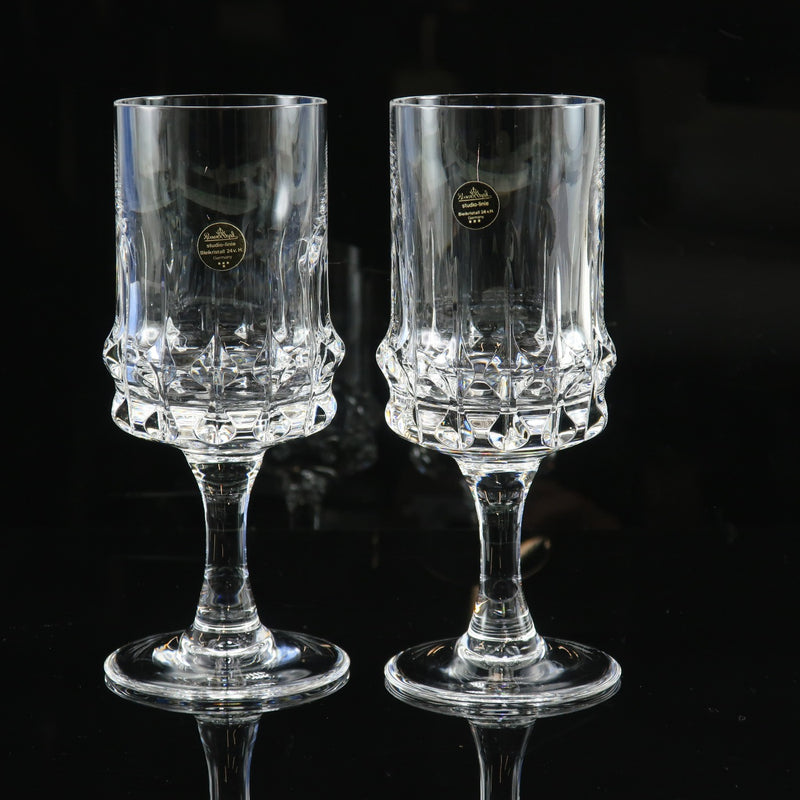 Rosenthal Rosenthal Rosenthal Studio Line Wine Glass X 2 H16.8 (CM) 식기 Crystal Clear [41220302-02] 미사용