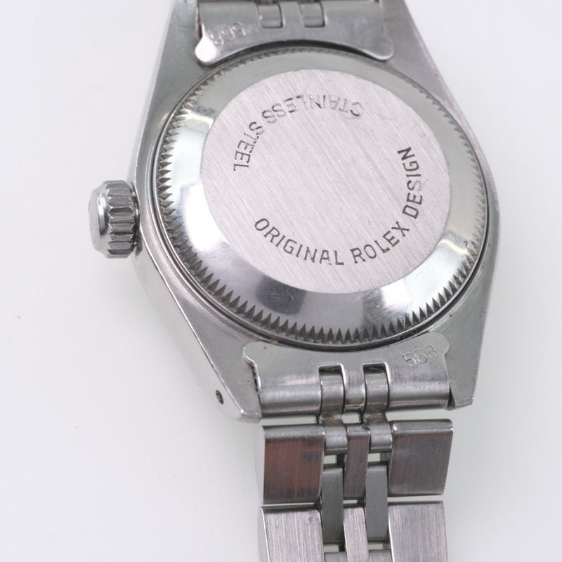 【ROLEX】ロレックス
 デイトジャスト オイスターパーペチュアル R番 69174 ステンレススチール×WG 自動巻き レディース シルバー文字盤 腕時計
Aランク