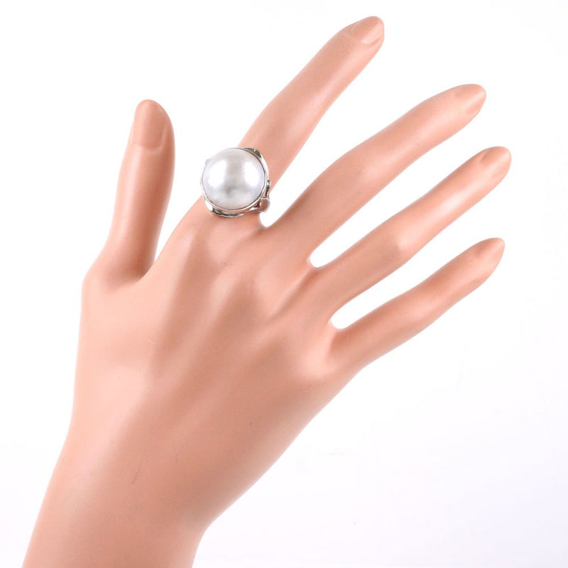 [Tasaki] tasaki mabe perla anillo / anillo 17.5 mm K14 Gold blanco x perla falsa 12.5 anillo / anillo a+rango