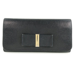 [Chloe] Chloe Long Wallet Calf Black Ladies长钱包