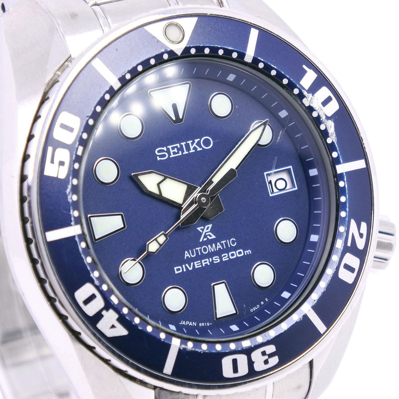 [Seiko] Seiko Diver'S200M观看潜水员6R15-00G0 SBDC033不锈钢自动绕组Anadisi Anadisi展示海军表盘潜水员's200m男士B级