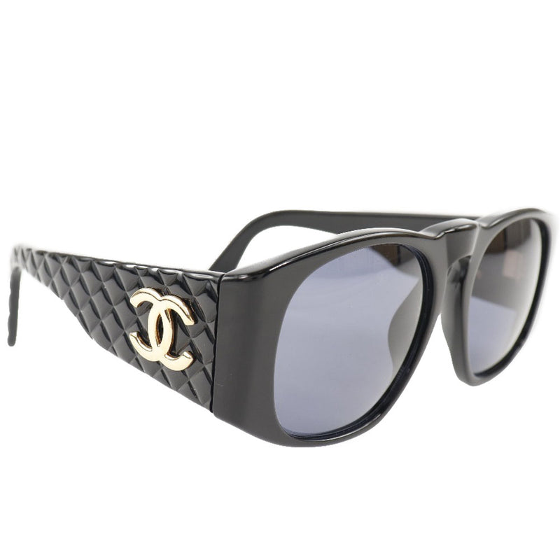 [Chanel] Chanel Coco Mark Matrasse 01450-94305 Gafas de sol de damas negras de plástico