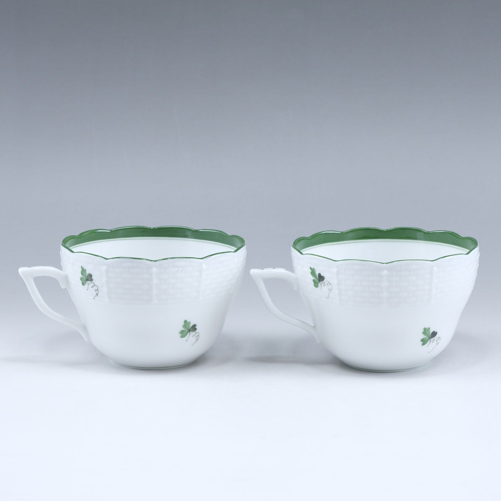 HEREND】ヘレンド ウィーンの薔薇 ティーカップ＆ソーサー×2 730/VRH
