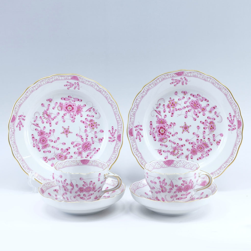 Meissen】マイセン インドの華 リッチ ピンク 食器 カップ＆ソーサー