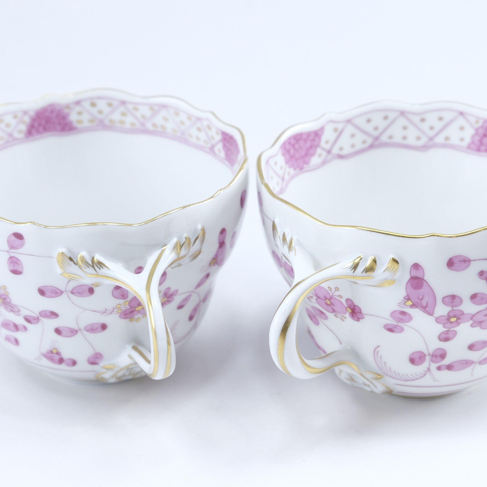 マイセン】インドの華リッチピンク金彩透かしプレート18.5cm 楽天市場