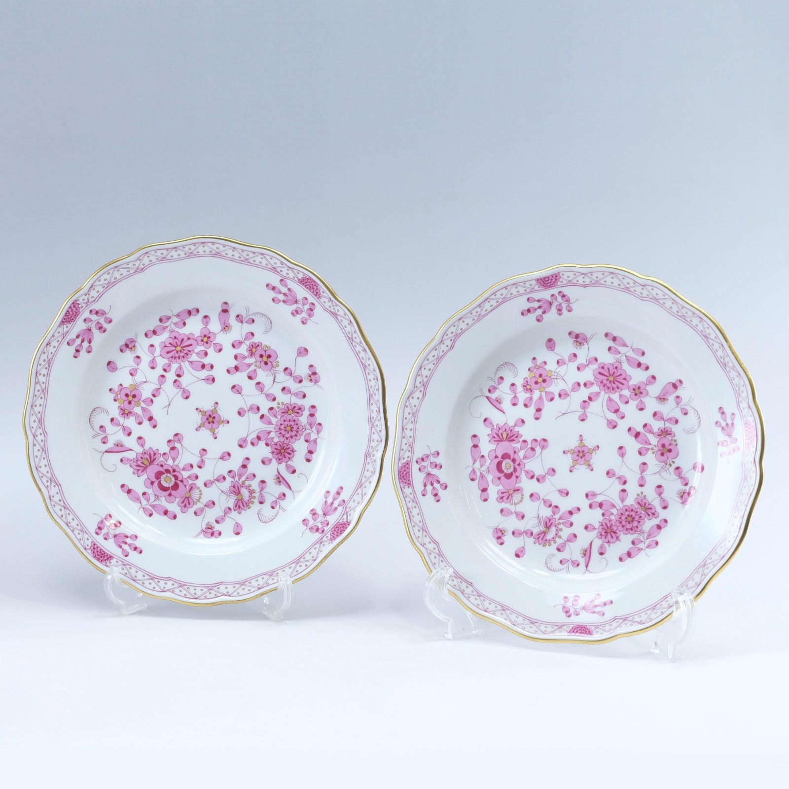 マイセン インドの華リッチ ピンク  ディナー皿(9インチ皿) Amazon.co.jp: マイセン インドの華リッチ ピンク ディナー皿(9