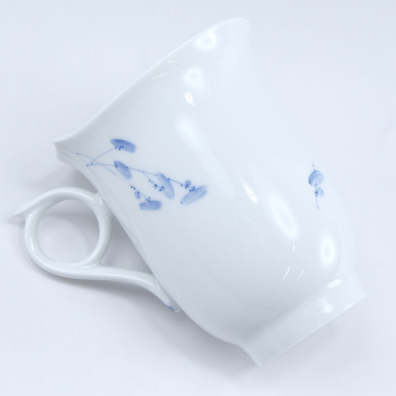 [Meissen] Meissen Blue Flower Coffee Cup & Saucer x 1 614701/28582 Parketball Porcelain Unisex Tableware A+Rank