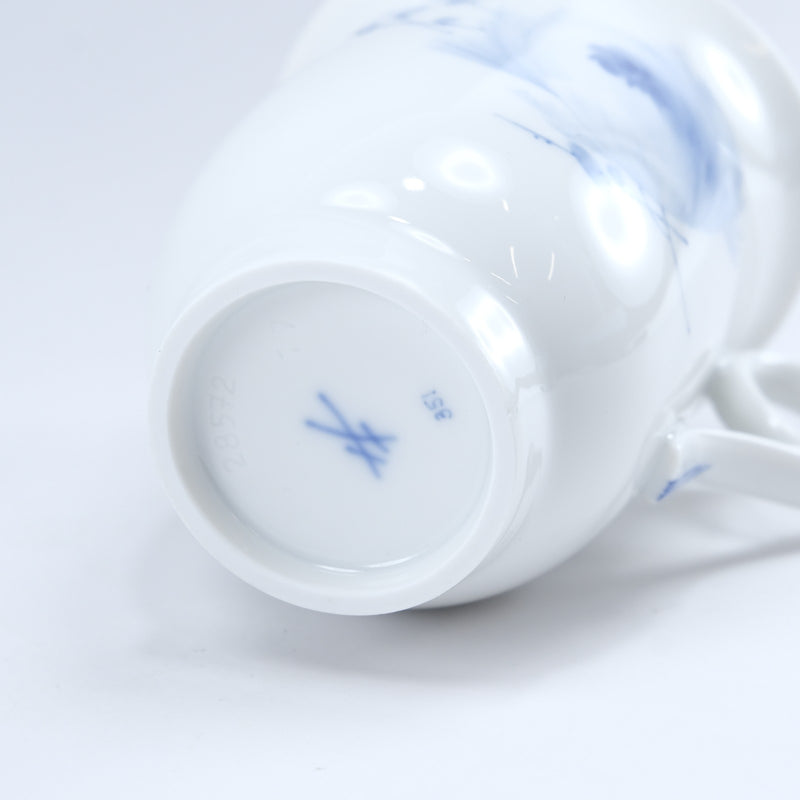 [Meissen] Meissen Blue Flower Coffee Cup＆Saucer X 1 614701/28582 PACKETBALL POTCELAIN MUNISEX餐具A+等级