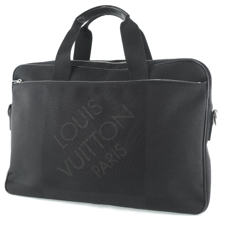 [LOUIS VUITTON] Louis Vuitton Associate N58038 Business Bags Damijean Canvas Black Men's Business Bag A-Rank