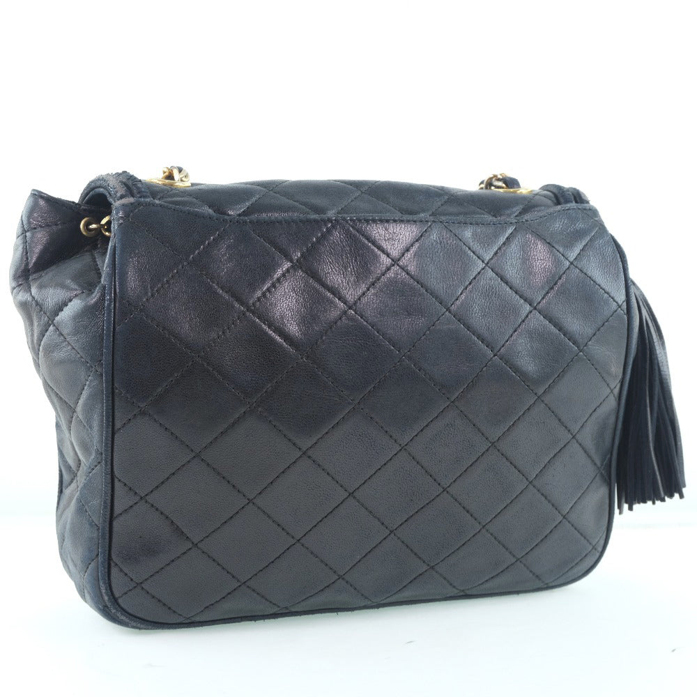 CHANEL】シャネル チェーンショルダー フリンジ ショルダーバッグ 