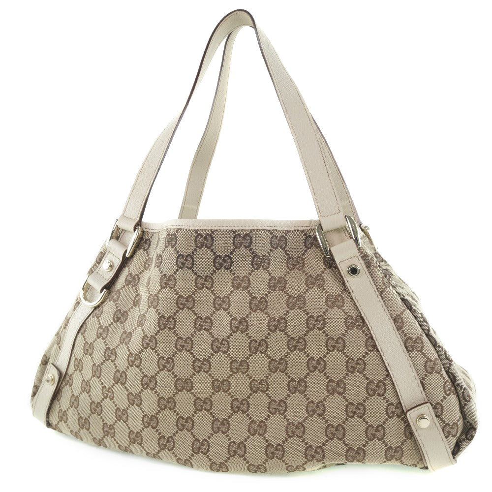 GUCCI】グッチ 130736 トートバッグ GGキャンバス ベージュ レディース