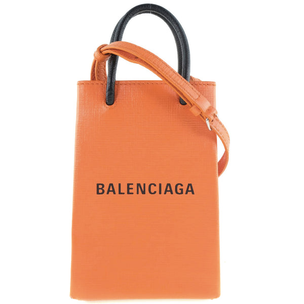 [BALENCIAGA] BALENCIAGA 쇼핑 FONG 홀더 593826 숄더백 송아지 오렌지 숙녀 어깨 가방 A 순위