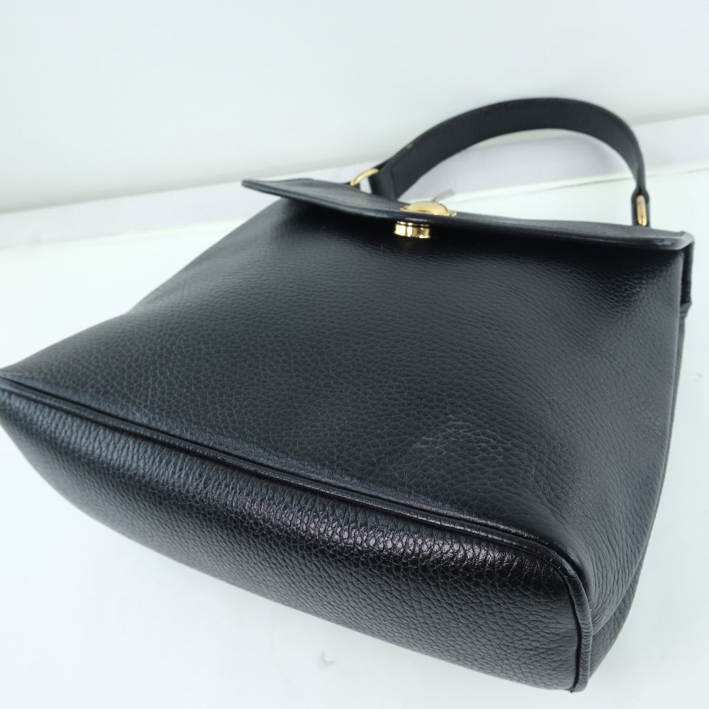 Dior】クリスチャンディオール ヴィンテージ ハンドバッグ カーフ 黒