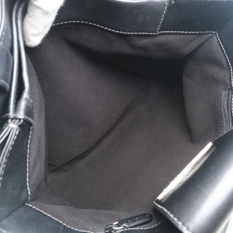 [BVLGARI] Bulgari Tote Bag Calf Black Unisex Tote Bag