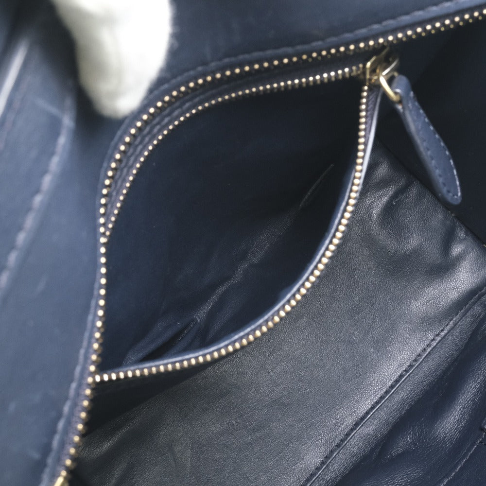 CELINE】セリーヌ ラゲージ マイクロショッパー ハンドバッグ カーフ