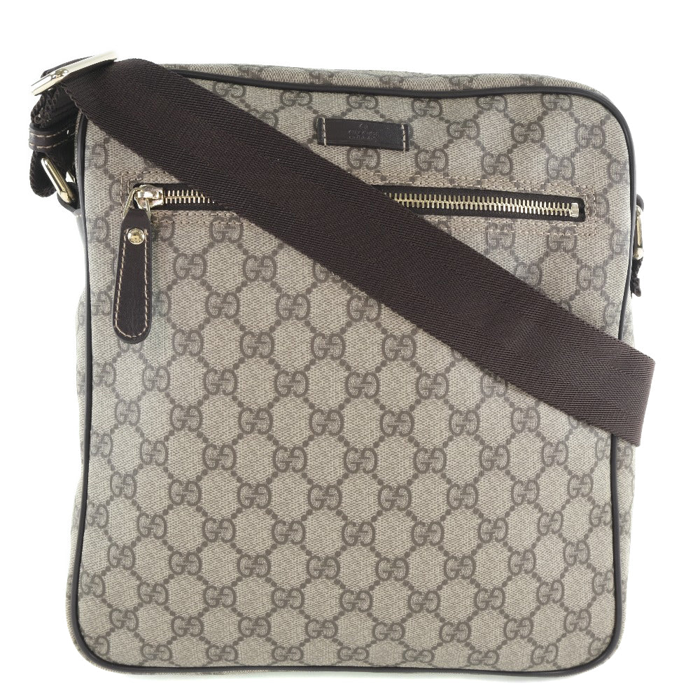 GUCCI】グッチ 201448 ショルダーバッグ GGスプリームキャンバス 茶
