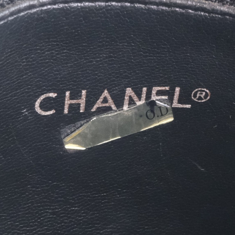 [Chanel] Chanel Chain Tote Matrasse Tote bolso Ram Skin Black Ladies Tote bolsas