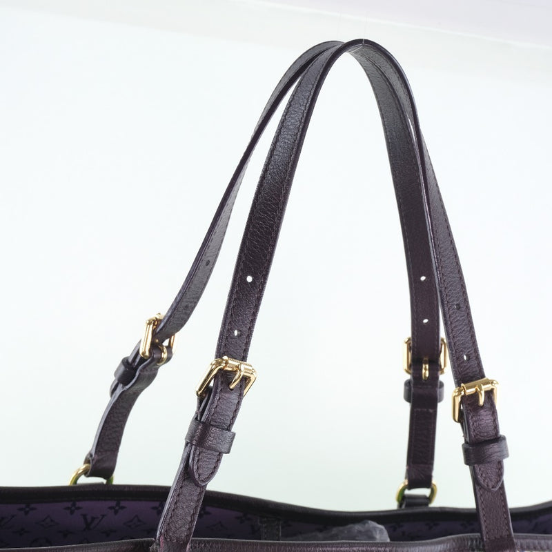 [Louis Vuitton] Louis Vuitton Kaba GM IL Line M93774 Bag Bag Canvas Green/Purple/Tea Fo1111 Bolsa Unisex grabada