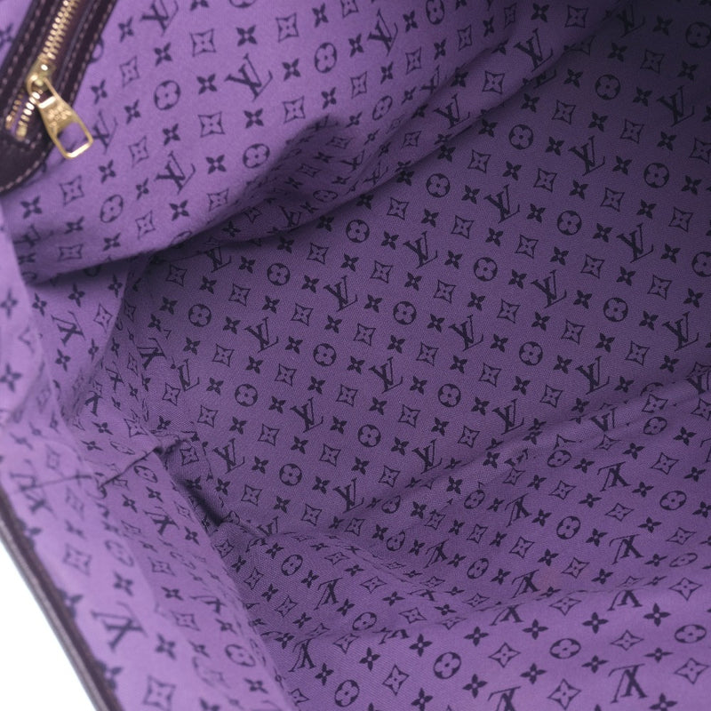 [Louis Vuitton] Louis Vuitton Kaba Gm Il Line M93774手提袋帆布绿色/紫色/茶fo1111刻有男女胶手提袋