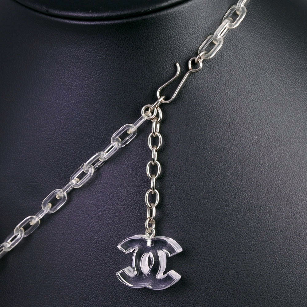 CHANEL】シャネル フラワー フラワー ネックレス クリスタル
