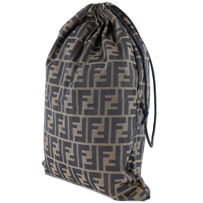 FENDI】フェンディ 巾着 ズッカ 427626647098 キャンバス 茶