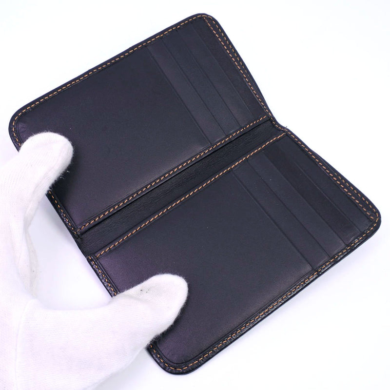 [DUNHILL] Dunhill Card Case Calf Black Ladies Card Case A-Rank