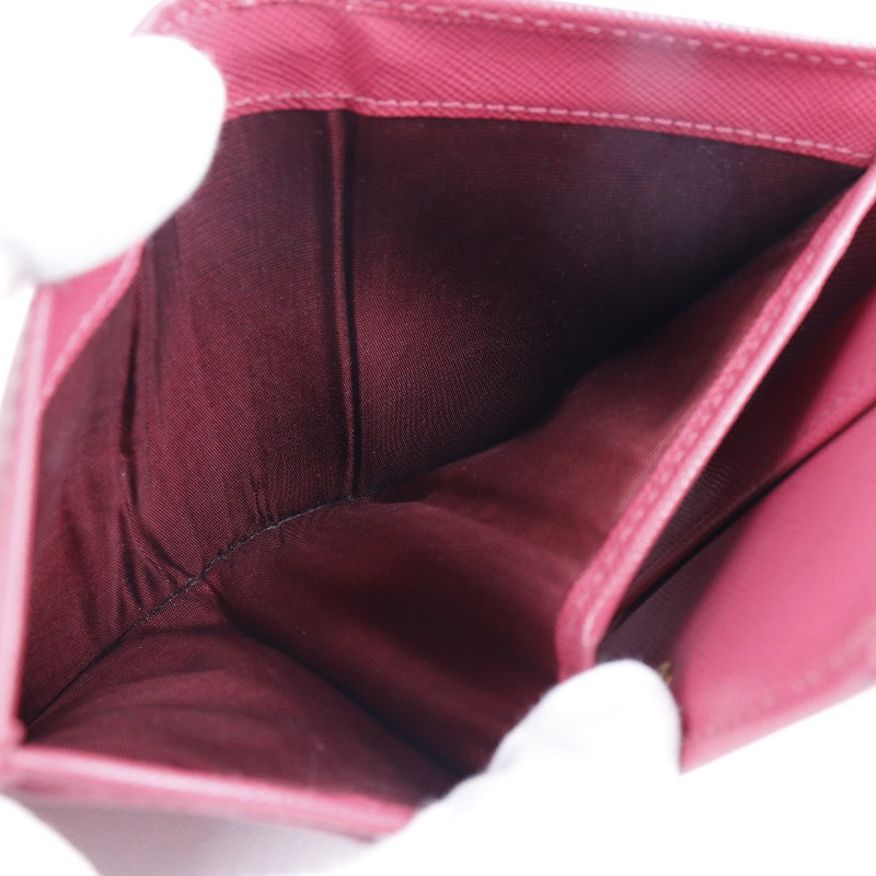 【PRADA】プラダ
 1MH176 三つ折り財布
 サフィアーノ ピンク レディース 三つ折り財布
A-ランク