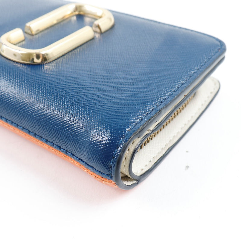 [Marc by Marc Jacobs의 Marc] Mark Jacobs bi -fold 지갑 송아지 송아지/오렌지/흰색 숙녀 Bi- 폴드 지갑