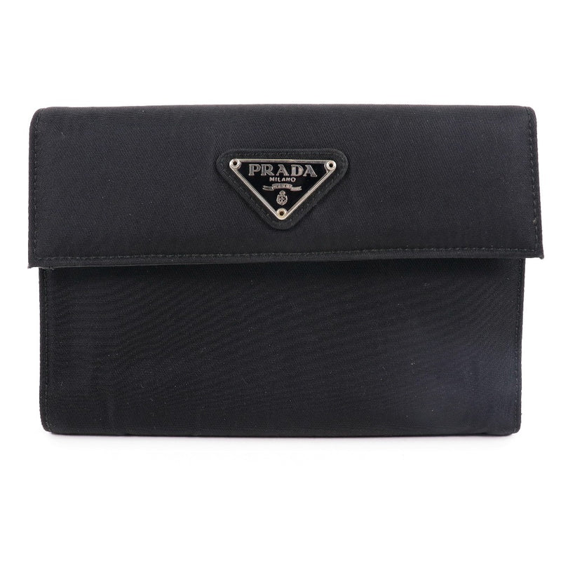 PRADA] Prada Bi-fold wallet × Nylon Nero Black Ladies Bi -fold