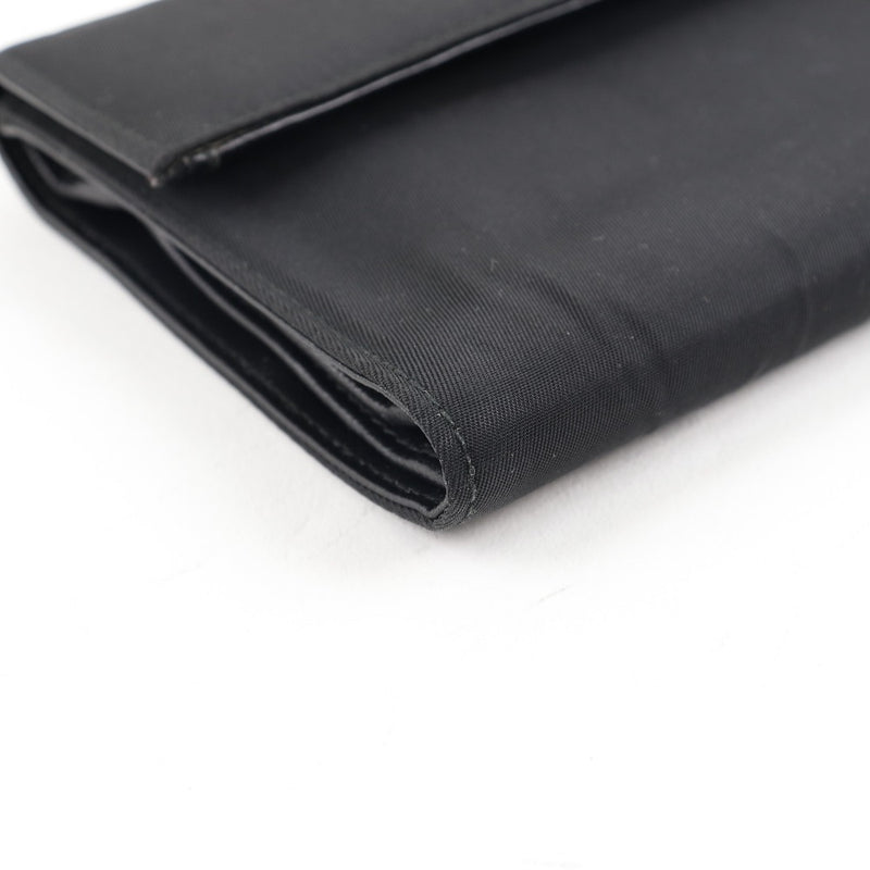 [Prada] Prada bi -fold billetera x nylon nero negros damas bi -billet