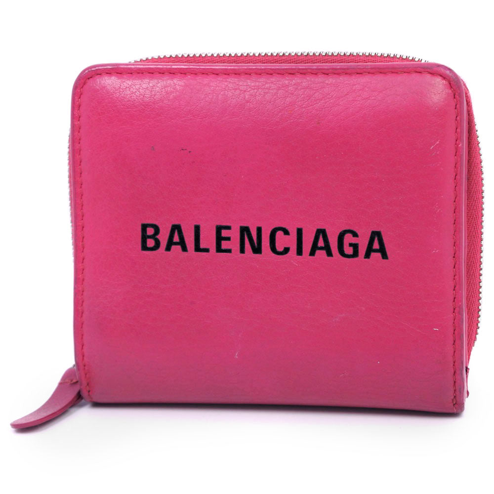 【BALENCIAGA】バレンシアガ エブリデイ 二つ折り財布 カーフ ピンク レディース 二つ折り財布 B-ランク – KYOTO NISHIKINO