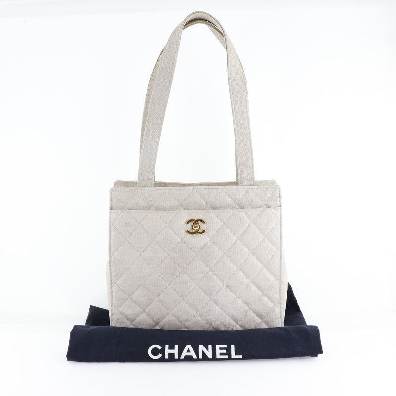 CHANEL] Chanel Cocomark tote bag Canvas White Ladies Tote Bag B-rank –  KYOTO NISHIKINO
