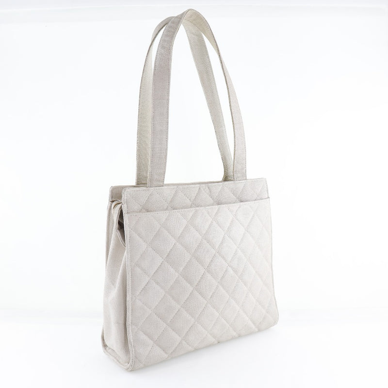 CHANEL] Chanel Cocomark tote bag Canvas White Ladies Tote Bag B-rank –  KYOTO NISHIKINO
