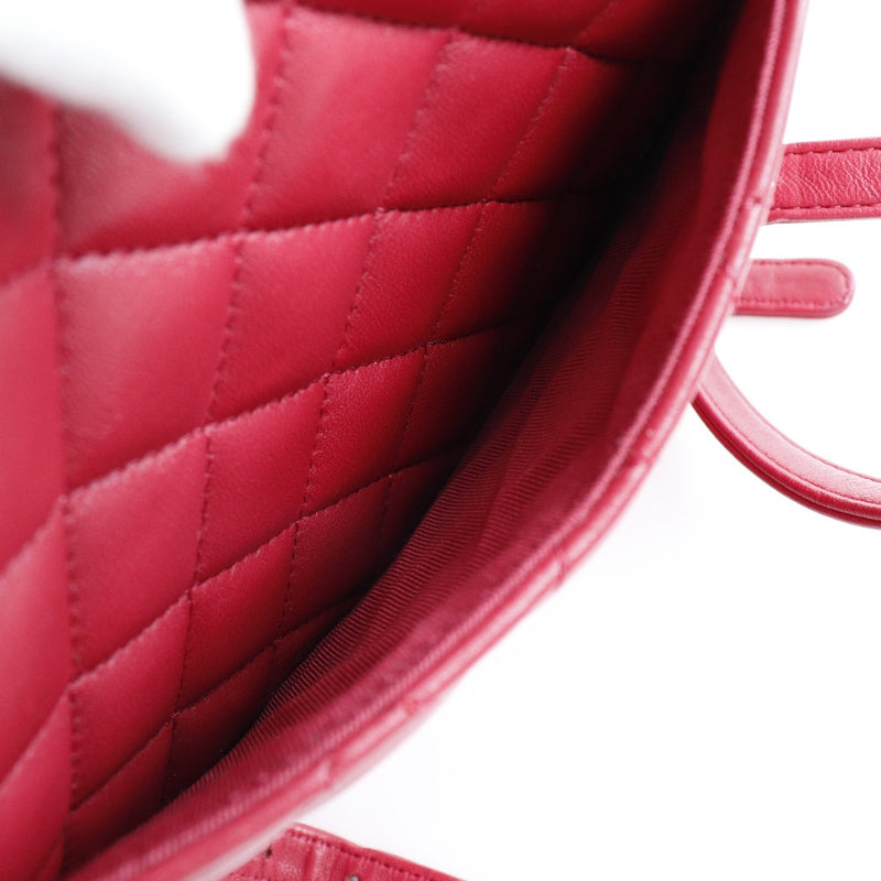 [Chanel] Chanel Matrasse A91121 Mochila Daypack Ram Skin Red Ladies Rucksack Daypack A Rank