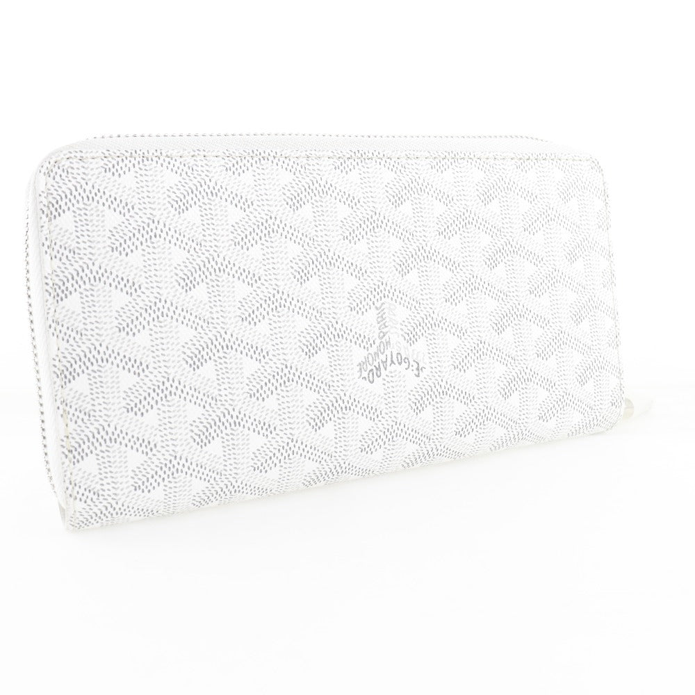 GOYARD】ゴヤール 長財布 ラウンドファスナー PVC 白 ファスナー ユニ