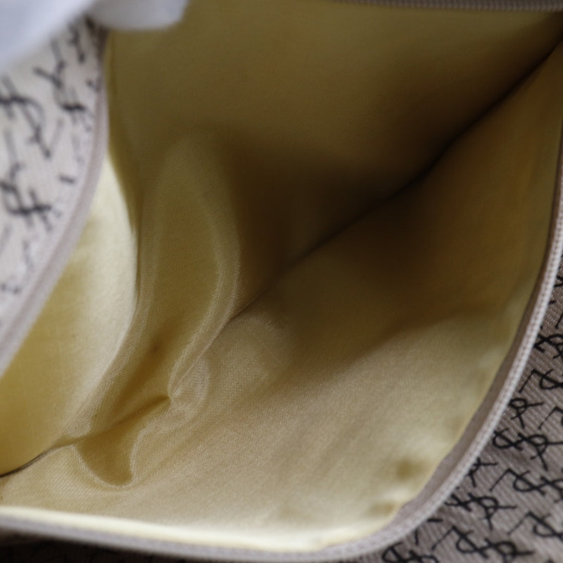 【YVES SAINT LAURENT】イヴ・サンローラン
 セカンドバッグ
 PVC 茶 メンズ セカンドバッグ
Aランク