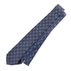 [GUCCI] Gucci GG Tie Silk Blue Men's Tie A Rank