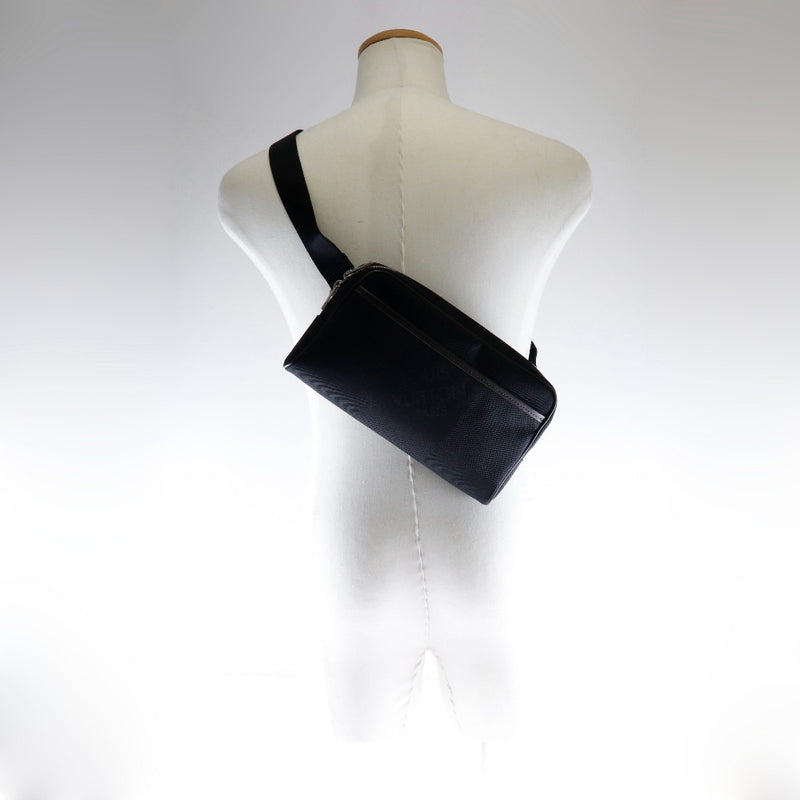 [Louis Vuitton] Louis Vuitton Acrobat M93620腰包Damizean Canvas Black CE4162刻有男士腰包