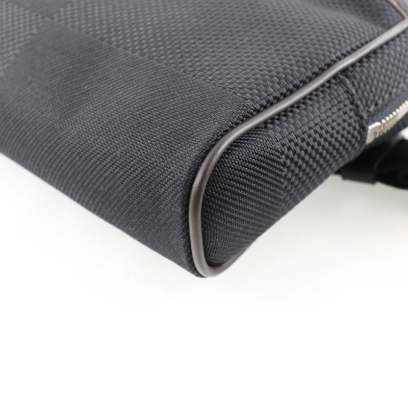 [LOUIS VUITTON] Louis Vuitton Acrobat M93620 Waist Bag Damizean Canvas Black CE4162 Engraved Men's Waist Bag A Rank