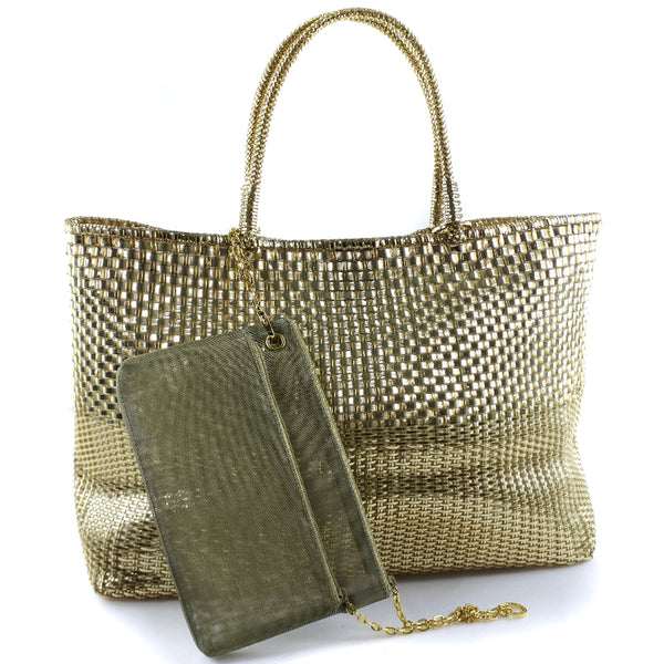 [Anteprima] Anteprima Tote Bag Bag Wire Code Gold Ladies Bag A Rank