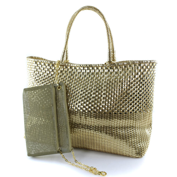 [Anteprima] Anteprima Tote Bag Wire Code Gold Ladies Tote Bag A Rank