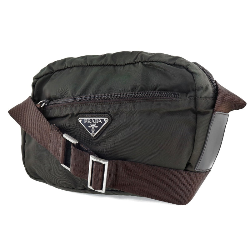 [PRADA] Prada Shoulder Bag Nylon Khaki Unisex Shoulder Bag