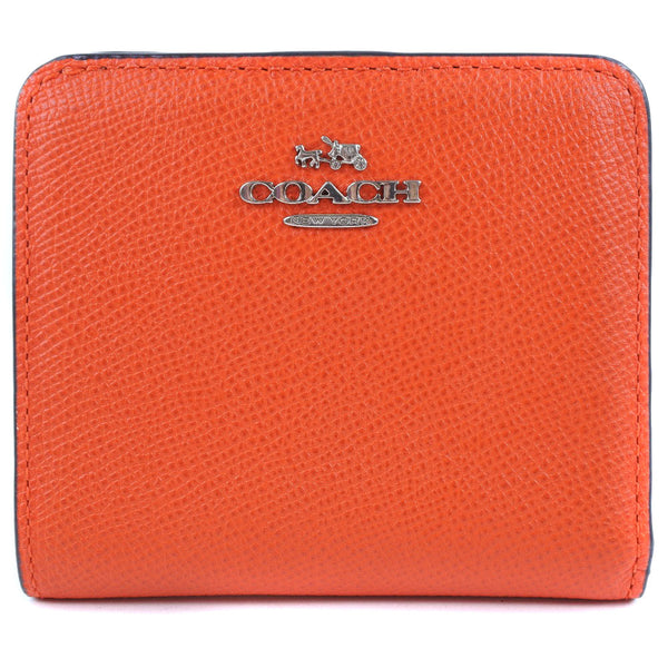 [코치] 코치 Bi- 폴드 지갑 가죽 오렌지 숙녀 Bi- 지갑 A+순위