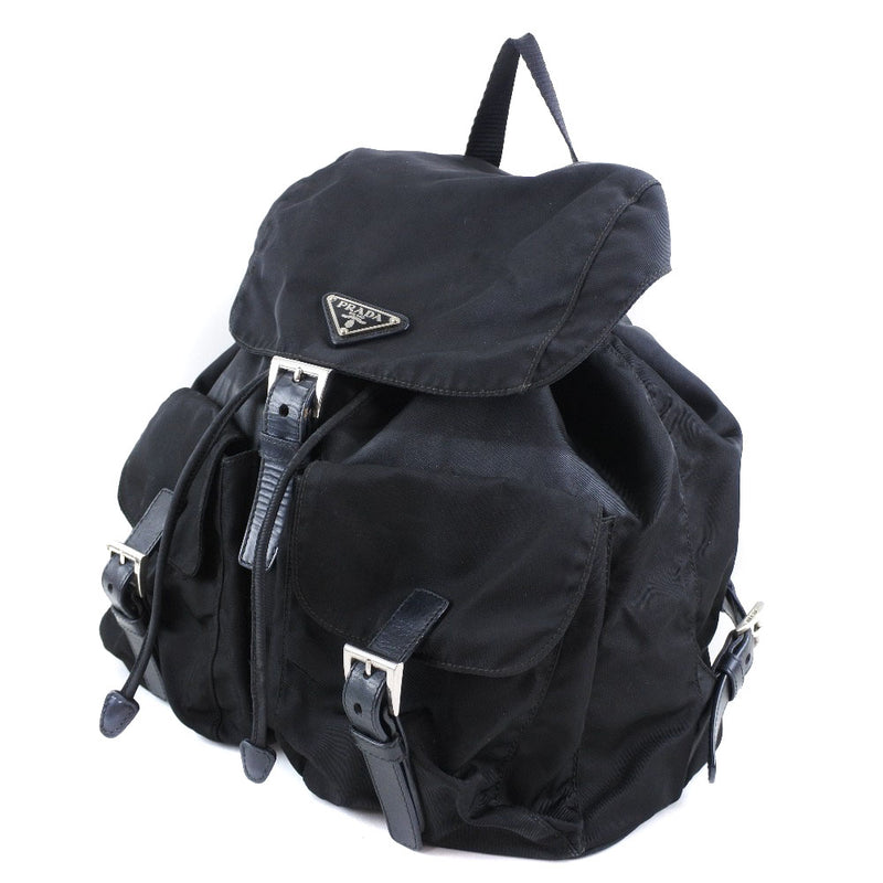 [PRADA] Prada backpack daypack nylon nero black unisex backpack daypack B-Rank