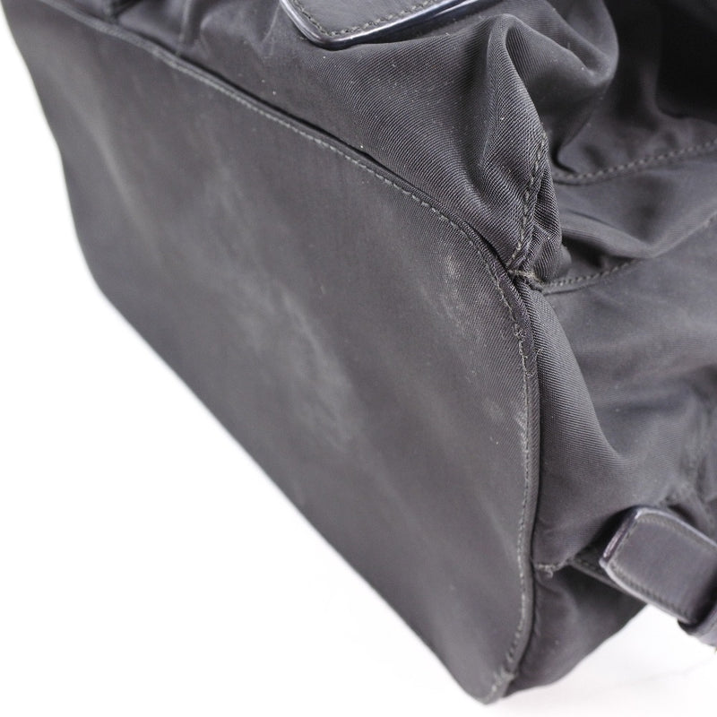 [PRADA] Prada backpack daypack nylon nero black unisex backpack daypack B-Rank