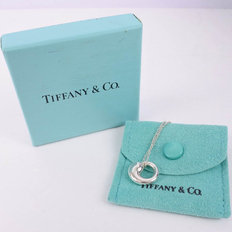 [Tiffany & Co.] Tiffany Eternal Circle El Saperetti Silver 925 Ladies Necklace A+Rank