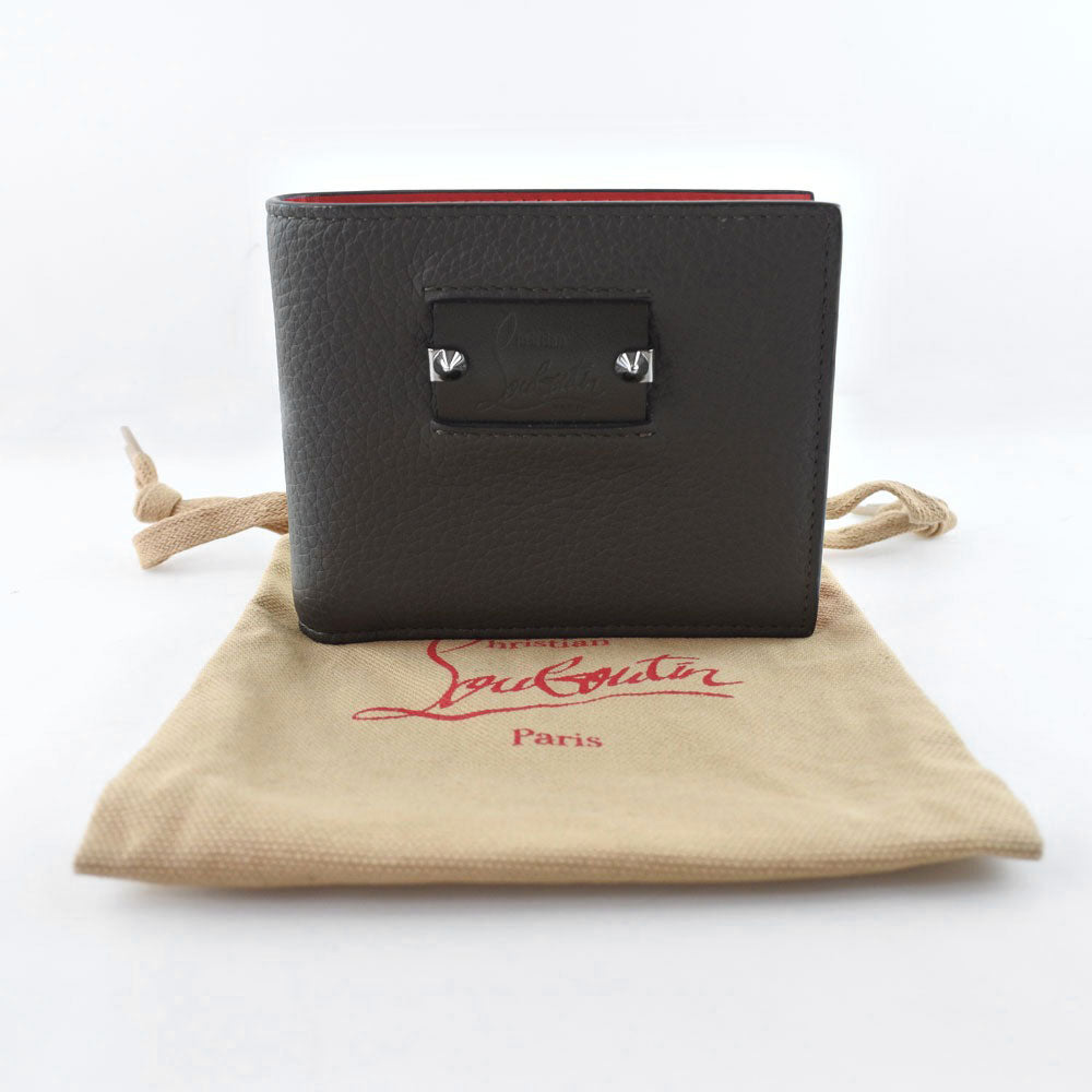 Christian Louboutin スタッズ 二つ折り財布 Christian Louboutin】クリスチャンルブタン スタッズ 二つ折り
